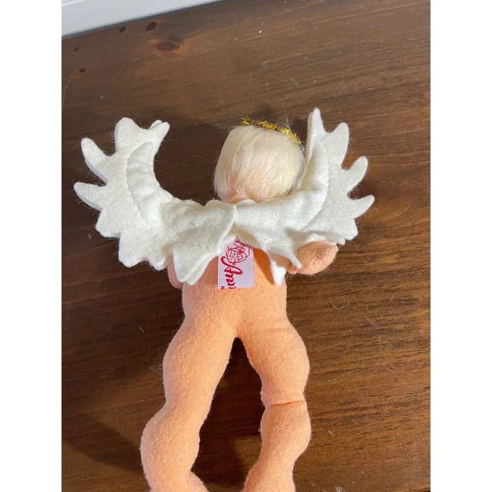 Vintage Annalee Mobilitee Angel Doll 8 Inch Felt Christmas Winged Figure